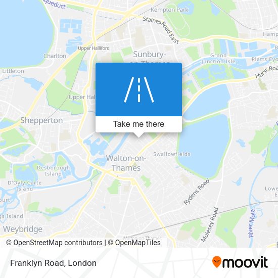 Franklyn Road map