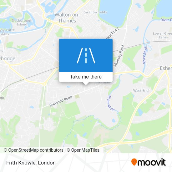 Frith Knowle map