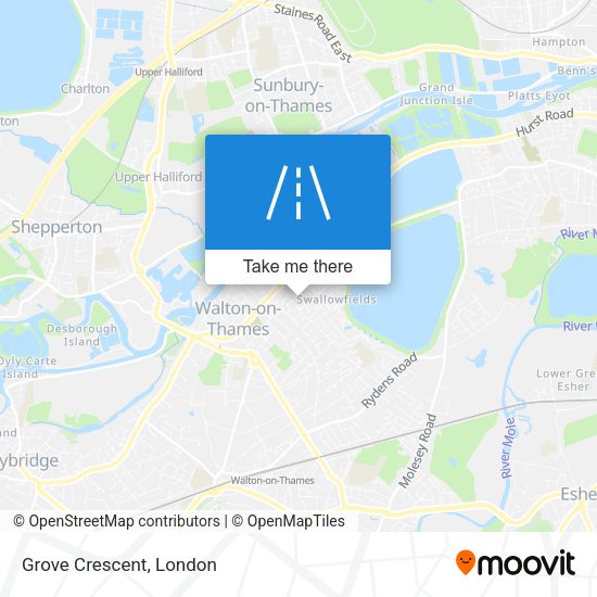 Grove Crescent map