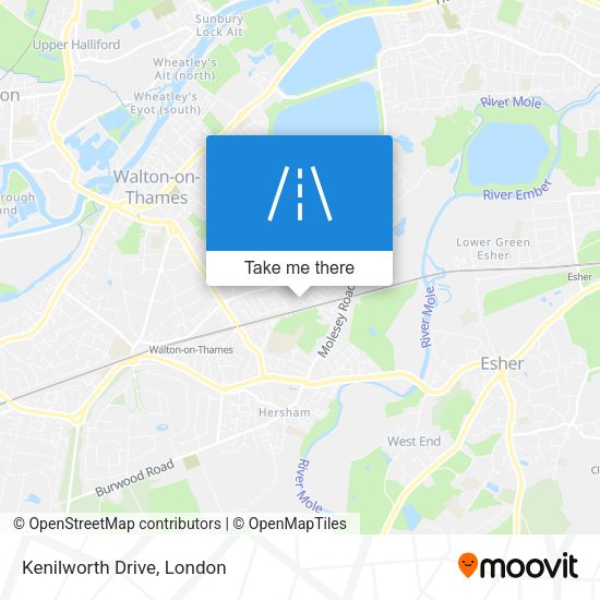 Kenilworth Drive map