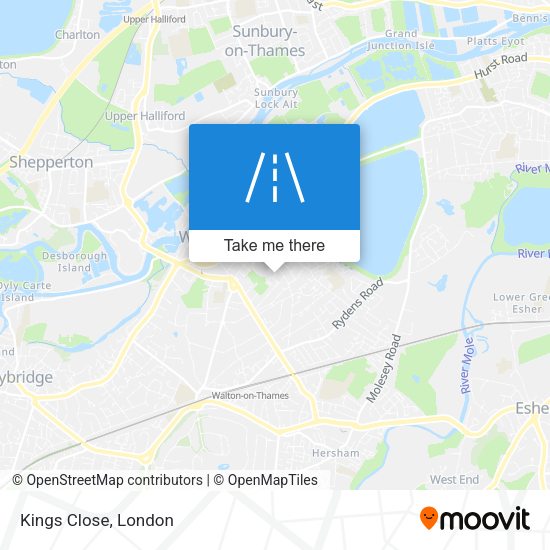 Kings Close map