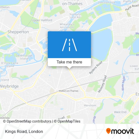 Kings Road map