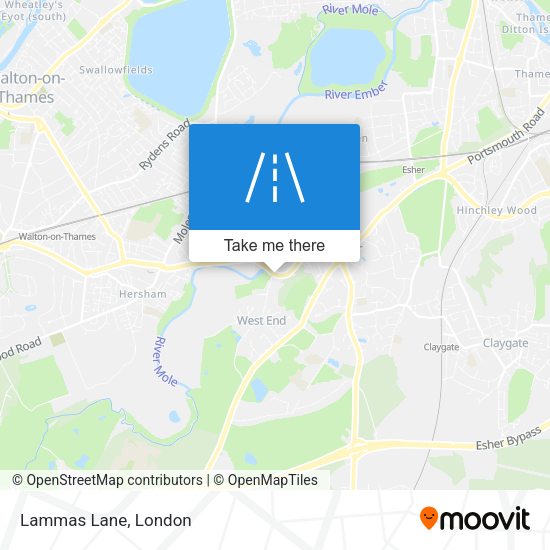 Lammas Lane map