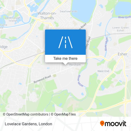 Lovelace Gardens map