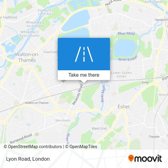 Lyon Road map