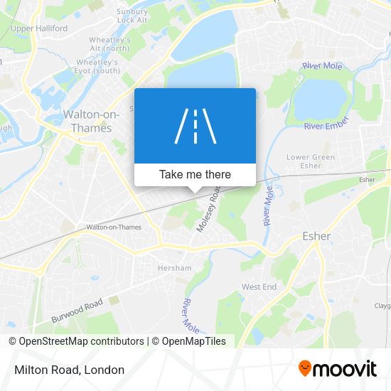 Milton Road map
