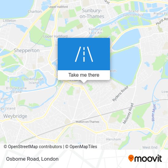 Osborne Road map