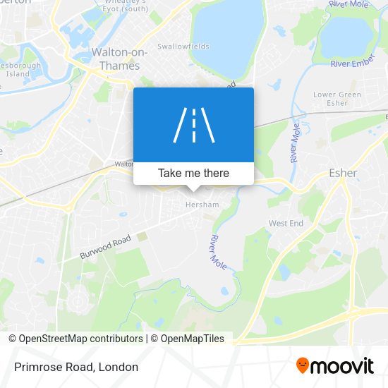 Primrose Road map