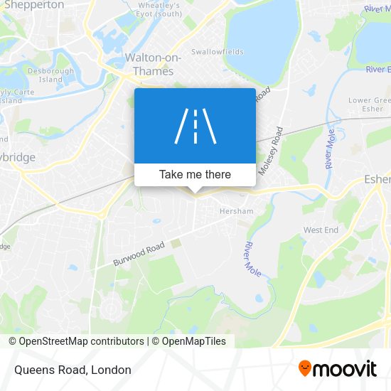 Queens Road map