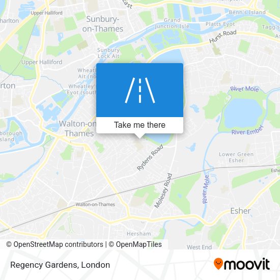 Regency Gardens map