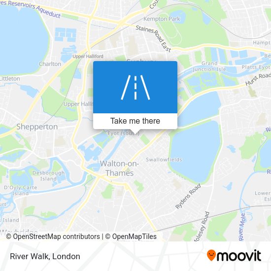 River Walk map