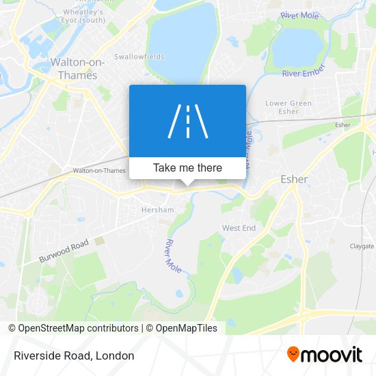 Riverside Road map