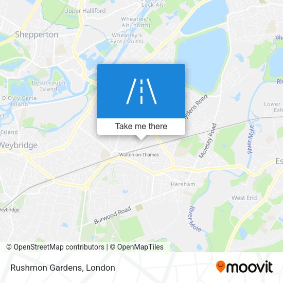 Rushmon Gardens map