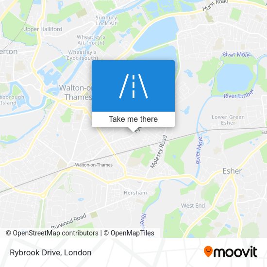 Rybrook Drive map