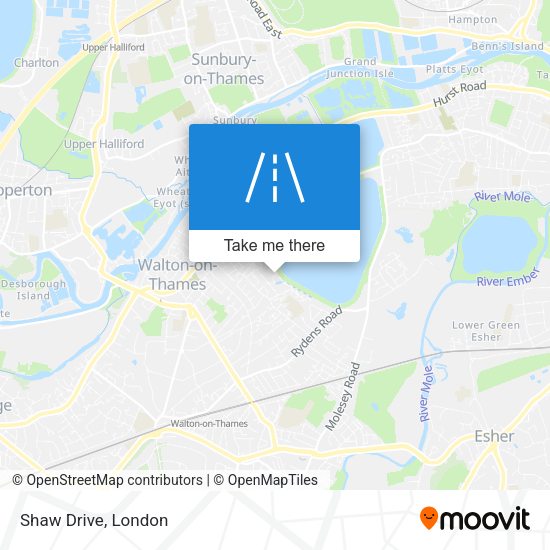 Shaw Drive map