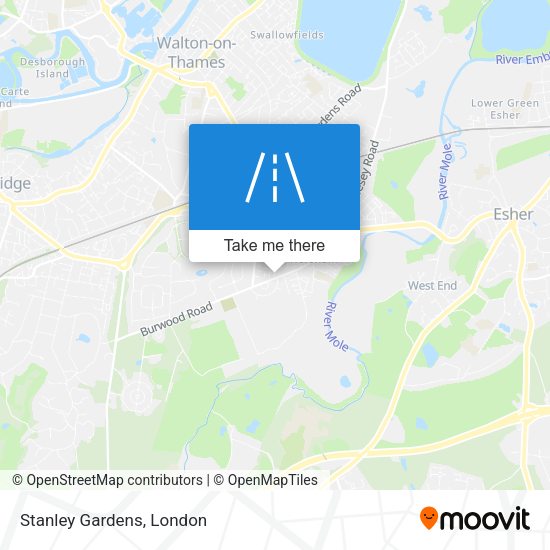Stanley Gardens map