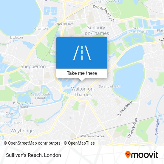 Sullivan's Reach map