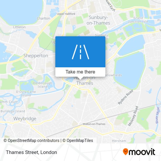 Thames Street map