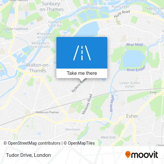 Tudor Drive map