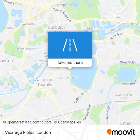 Vicarage Fields map