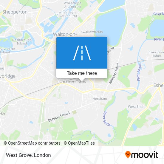 West Grove map