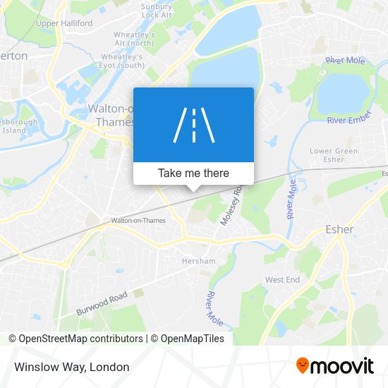 Winslow Way map