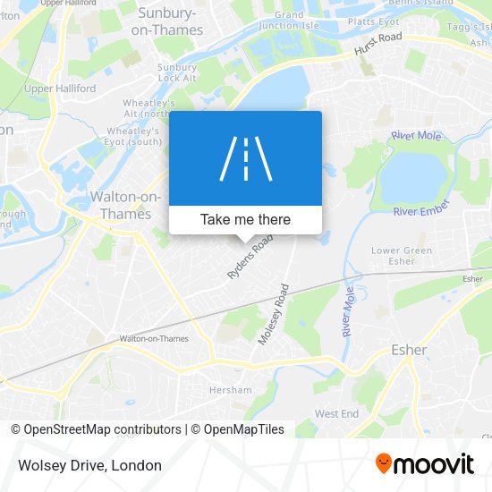 Wolsey Drive map