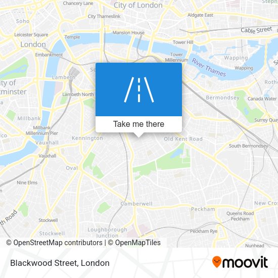 Blackwood Street map