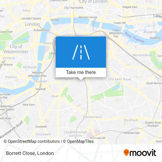 Borrett Close map