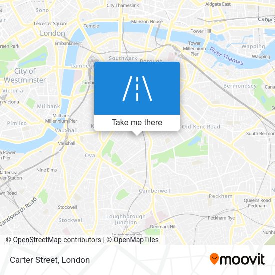 Carter Street map