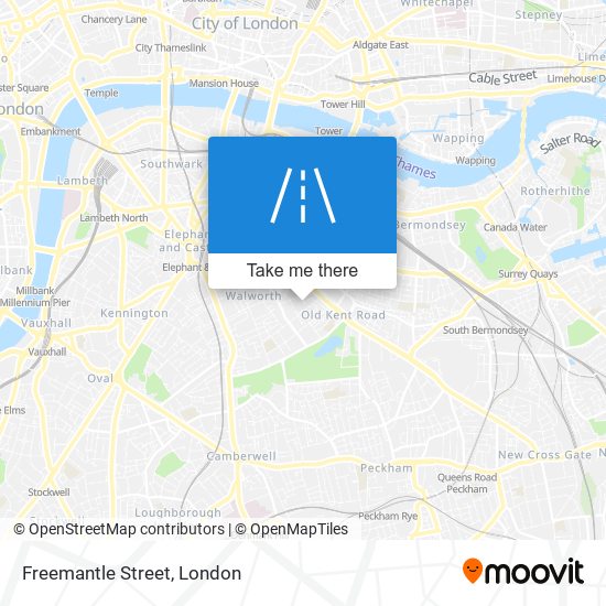 Freemantle Street map