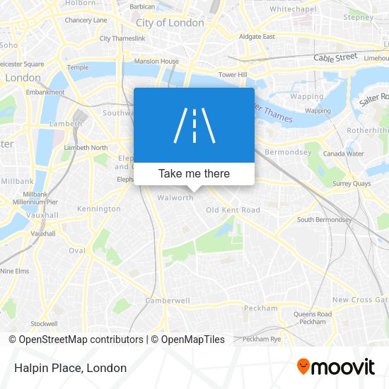 Halpin Place map