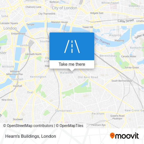Hearn's Buildings map