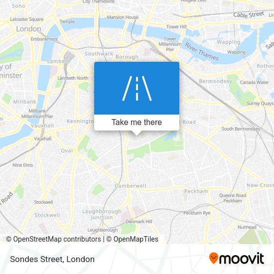 Sondes Street map