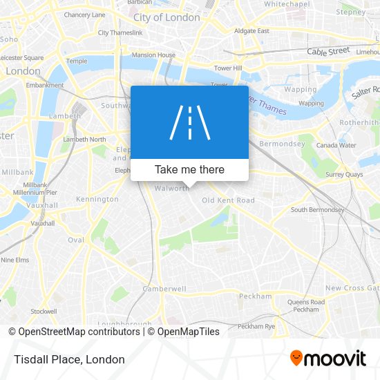 Tisdall Place map