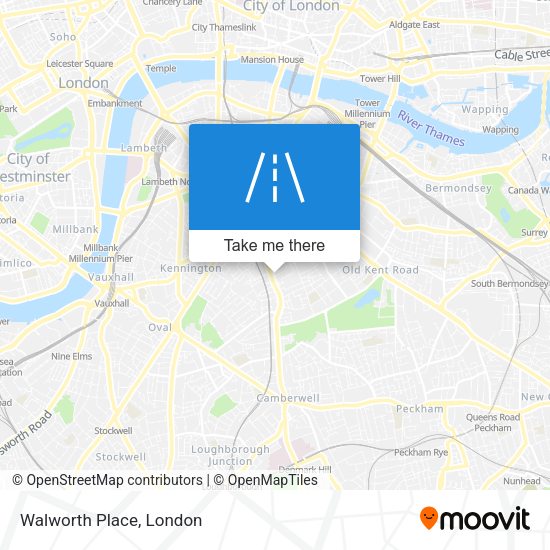 Walworth Place map