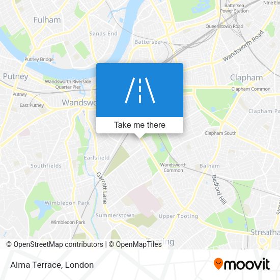 Alma Terrace map