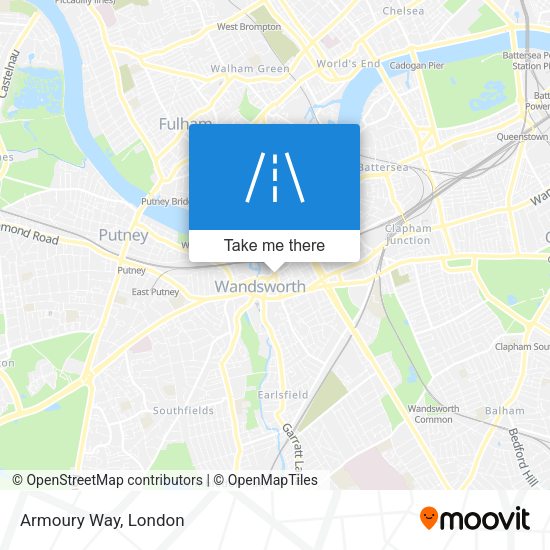 Armoury Way map