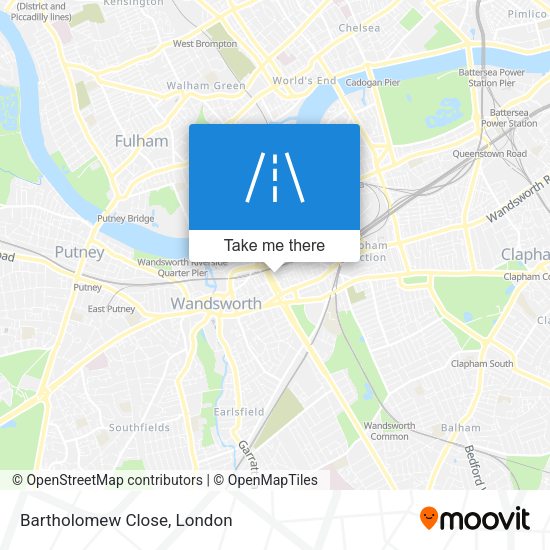 Bartholomew Close map