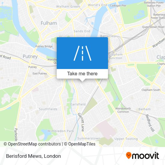 Berisford Mews map