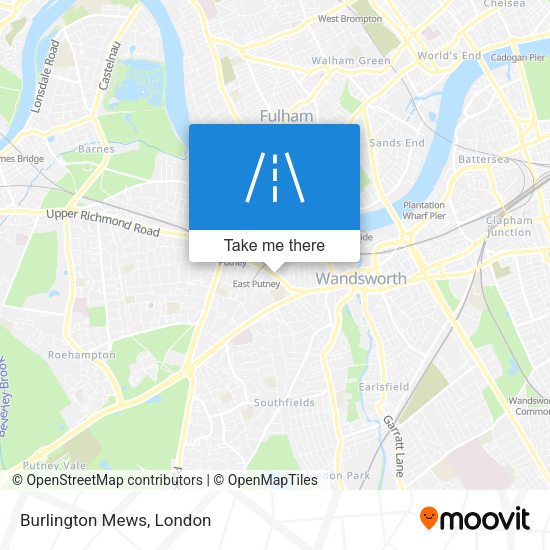 Burlington Mews map