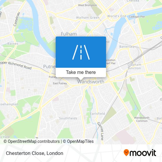 Chesterton Close map