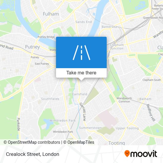 Crealock Street map