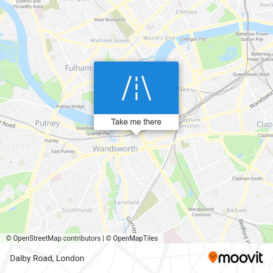 Dalby Road map