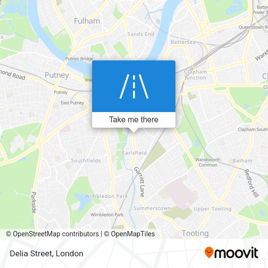 Delia Street map