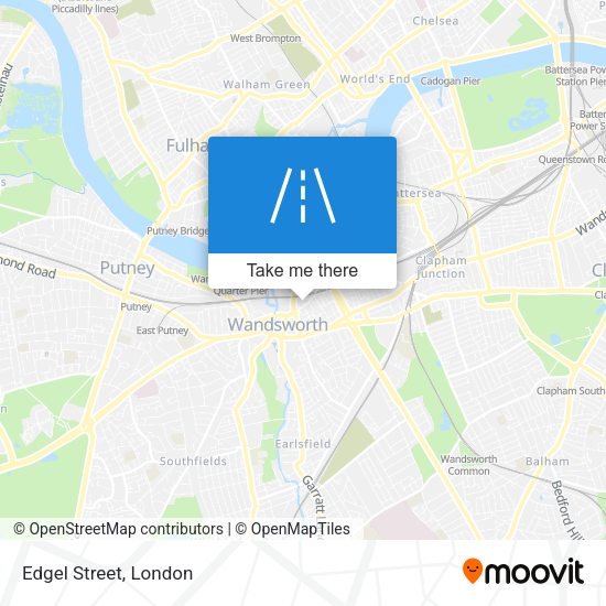 Edgel Street map