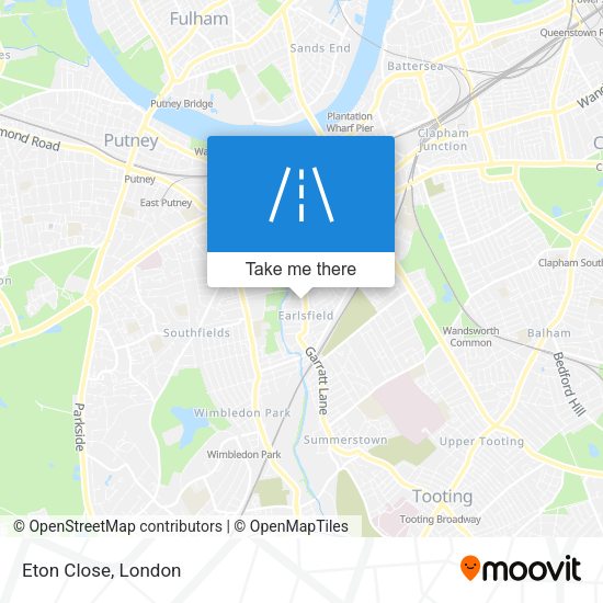 Eton Close map
