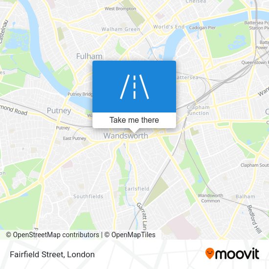 Fairfield Street map