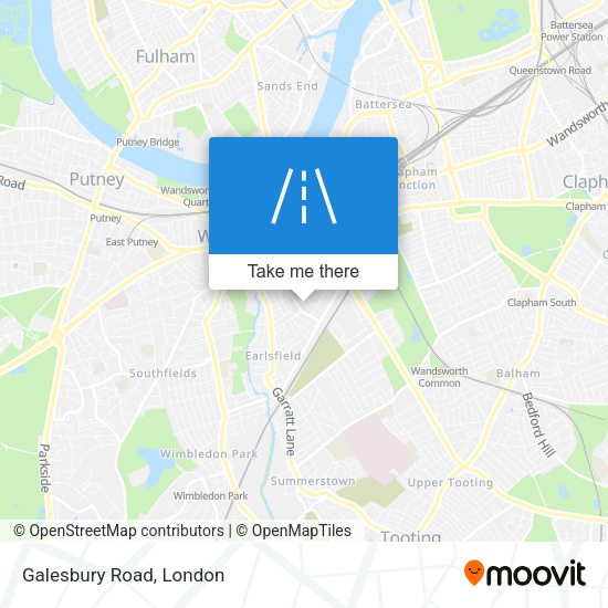 Galesbury Road map