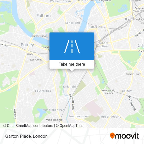 Garton Place map